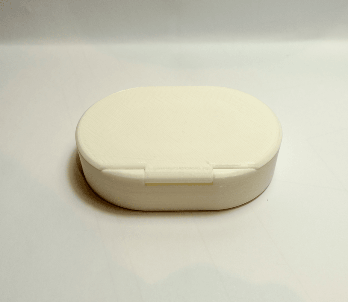 Download free STL file Hinged Case for Earphones • 3D printing design